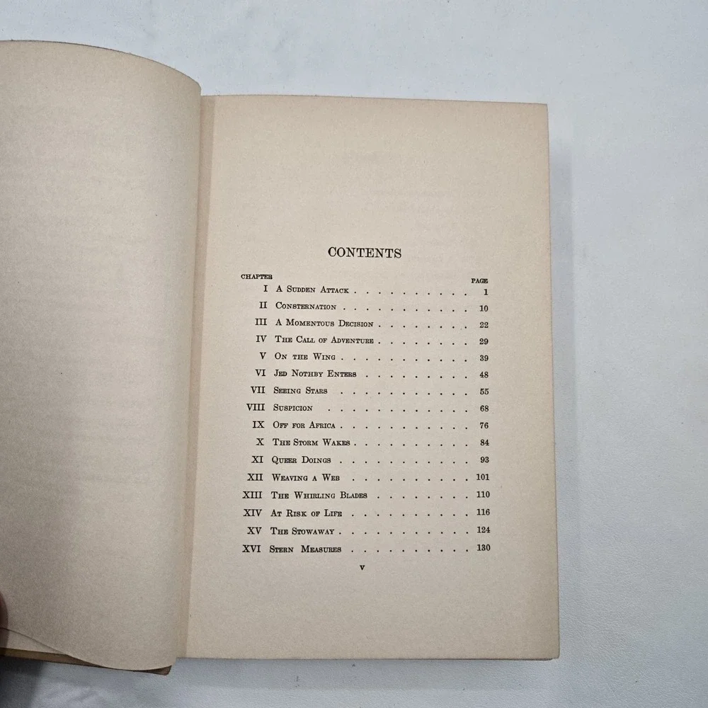 Following the Sun Shadow The Ted Scott Flying Stories 1932 Hardcover Book